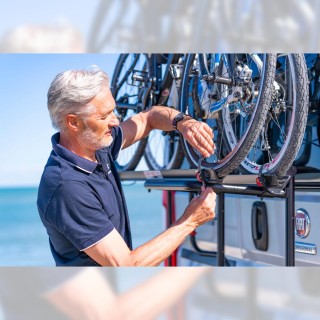 2 - Porta-bicicletas Fiamma Nero Camper Carry Bike Rail Quick 128